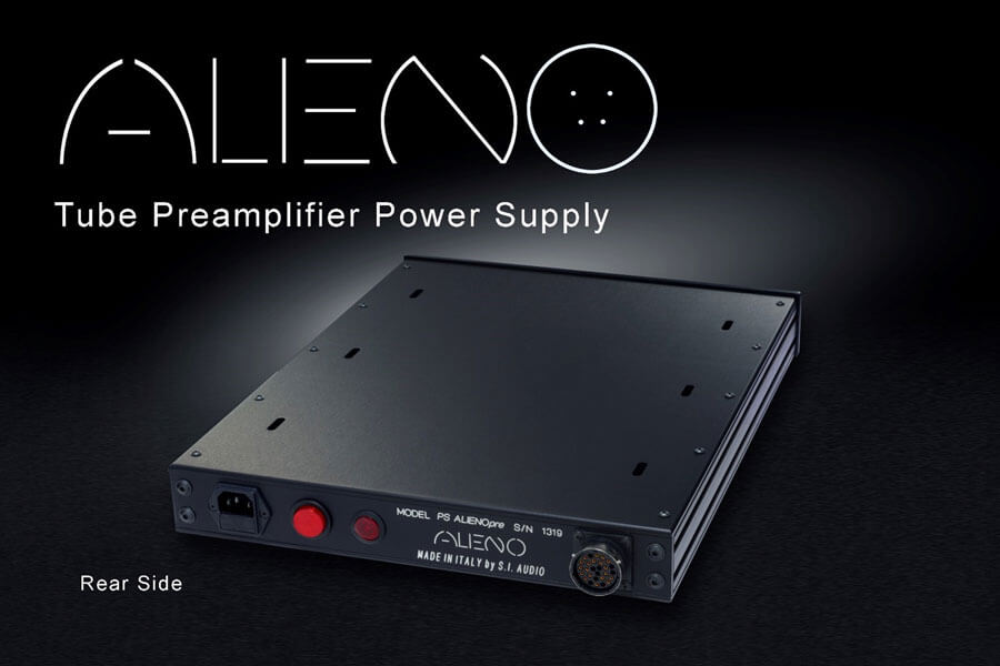 Alieno Preamplifier Power Supply rear view