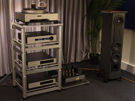 Nirvana Sound Post Dohmann at the StereoNet Australian Hi Fi Show 2024 463x348